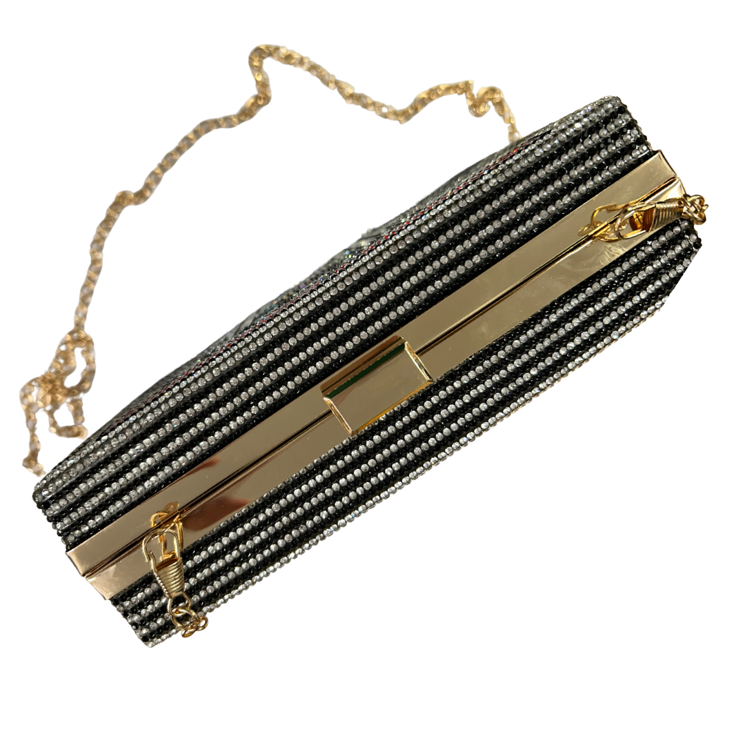 Rhinestone Ghetto Blaster Shoulder Bag