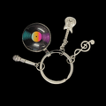 Music Themed Keyring