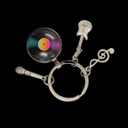 Music Themed Keyring