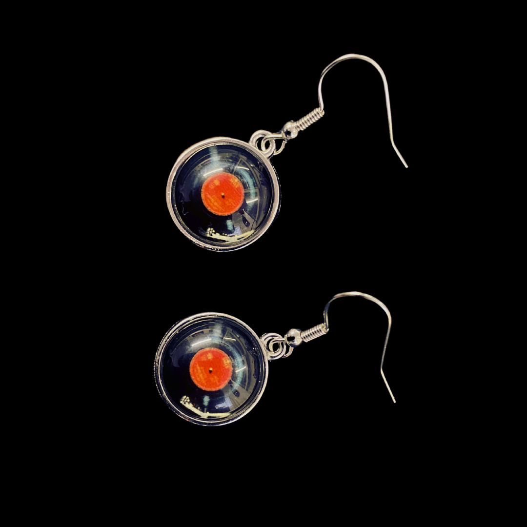 Vinyl Record Jewellery Set