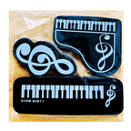Musical Themed Eraser (set of 3)