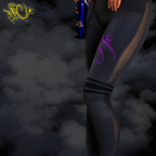 Stallion Leggings - Script PFC Thigh & Allure Calf Print