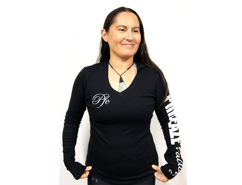 Womens Allura Lite V Neck Hoody 3