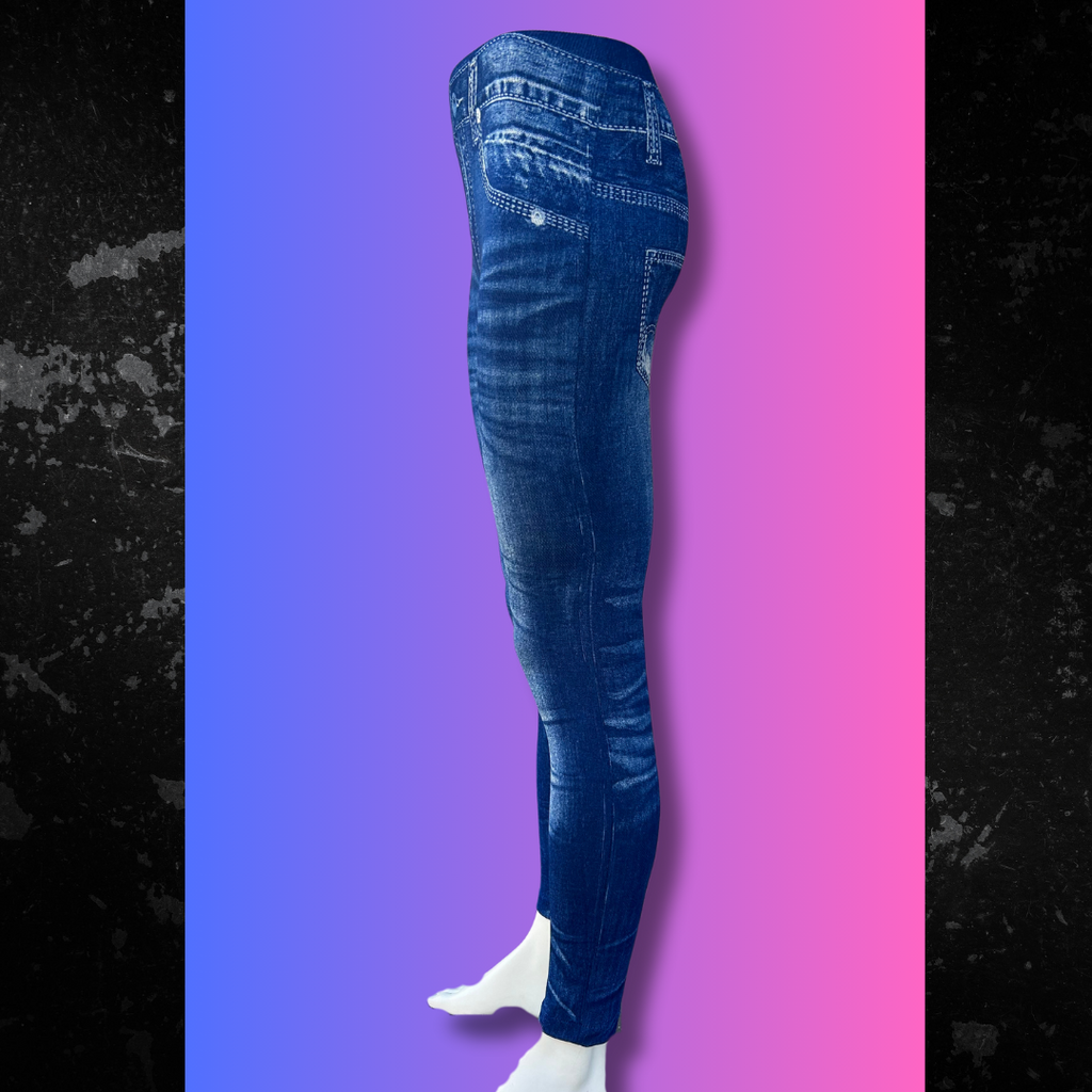 Jeans Print Leggings