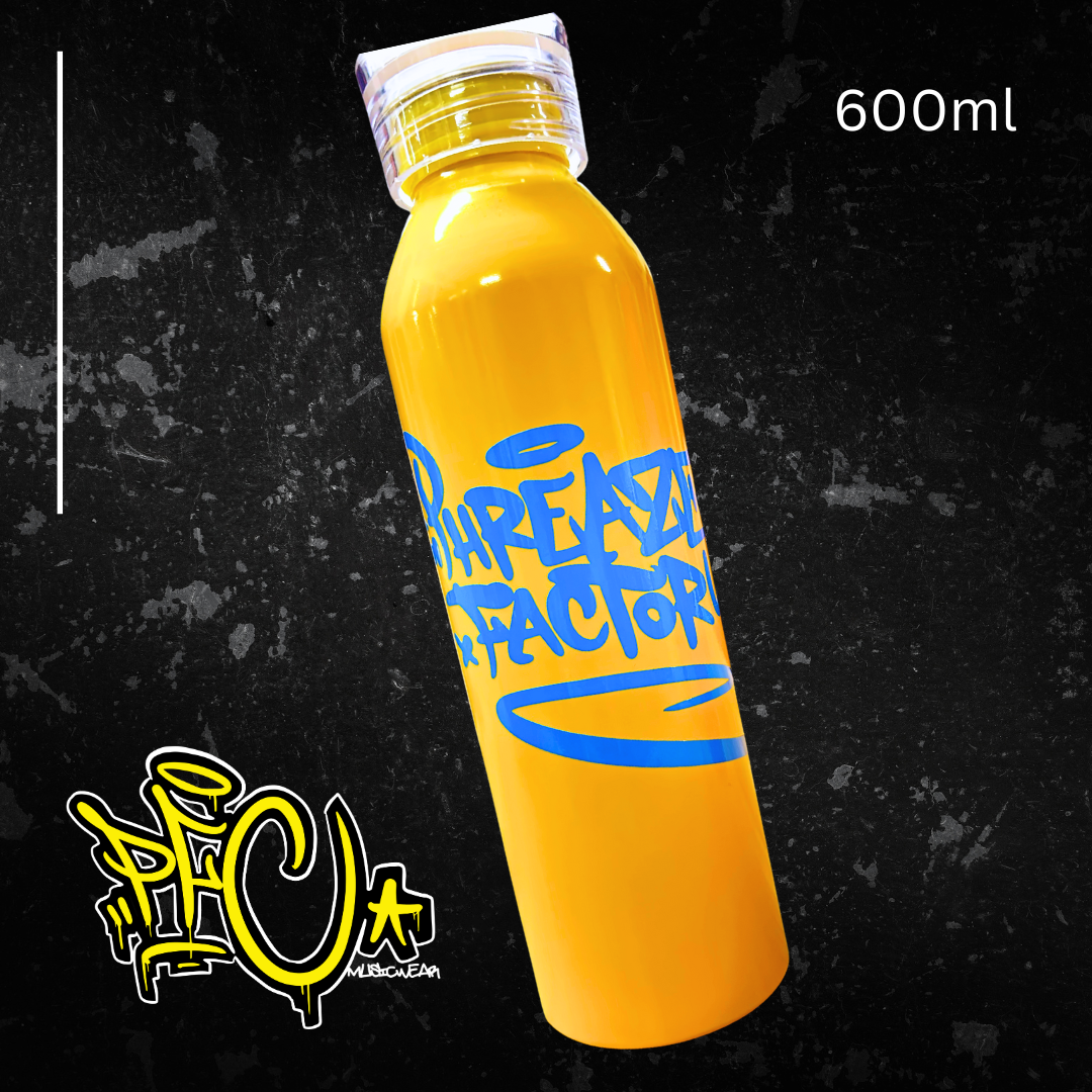 Blue/Yellow Screw Top Drink Bottle
