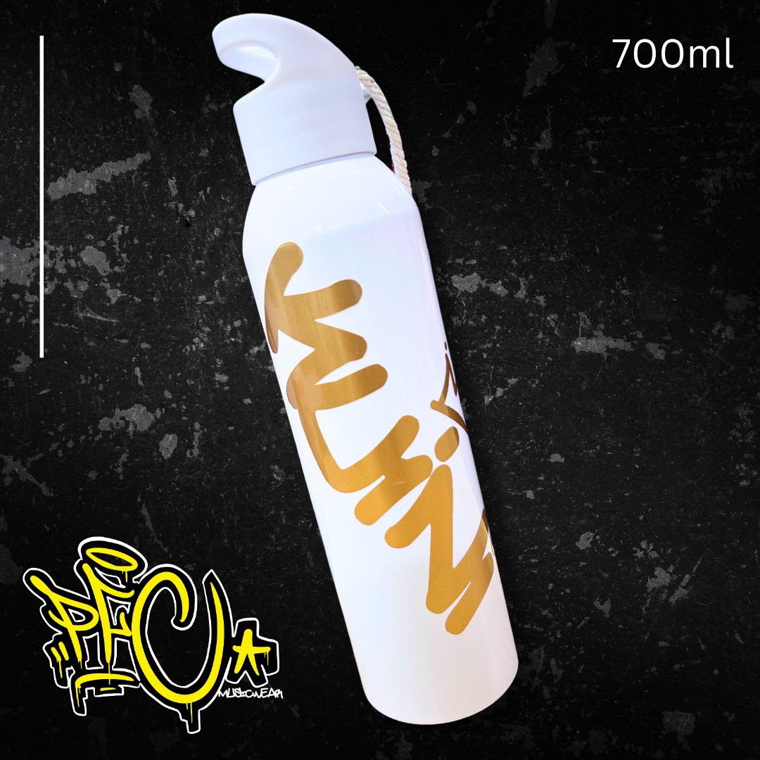 Kuīni Gold Printed Drink Bottle