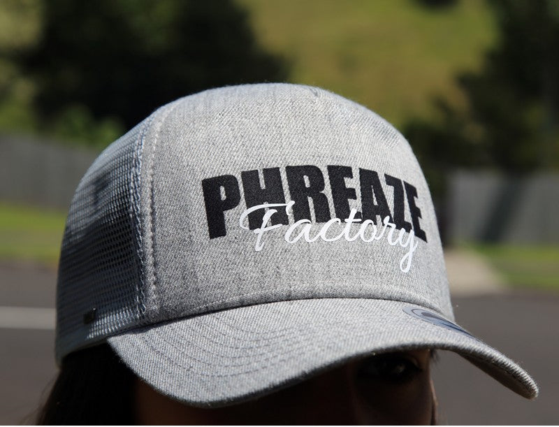 PFC Grey Script Snap Back