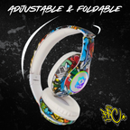 Graffiti Collage Bluetooth Headphones