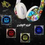 Graffiti Collage Bluetooth Headphones