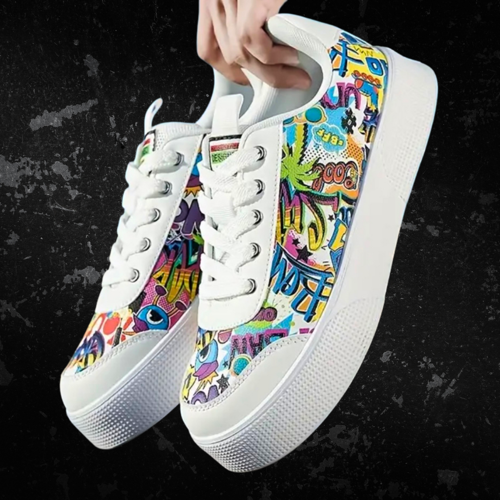 Collage Kicks - Wow White Soles