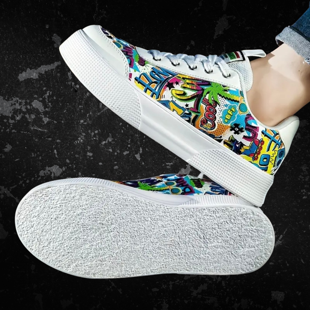 Collage Kicks - Wow White Soles