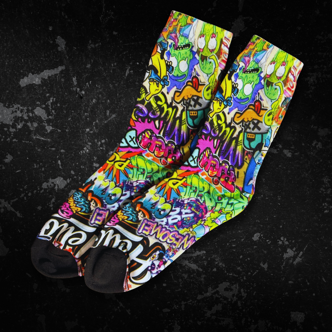 Hiphop Collage Socks (Various)