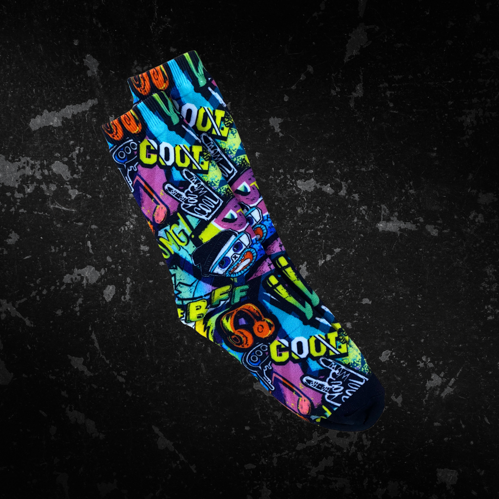 Hiphop Collage Socks (Various)
