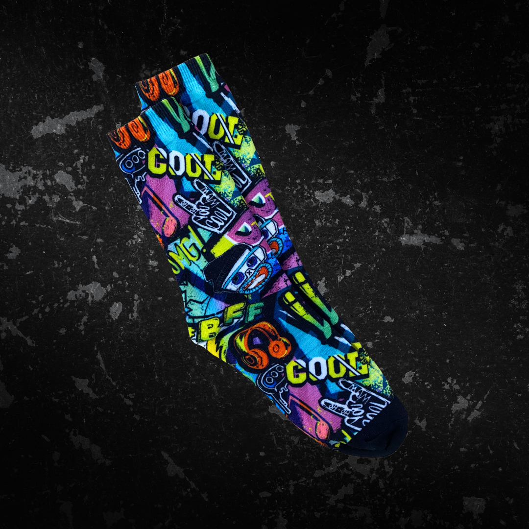 Hiphop Collage Socks (Various)