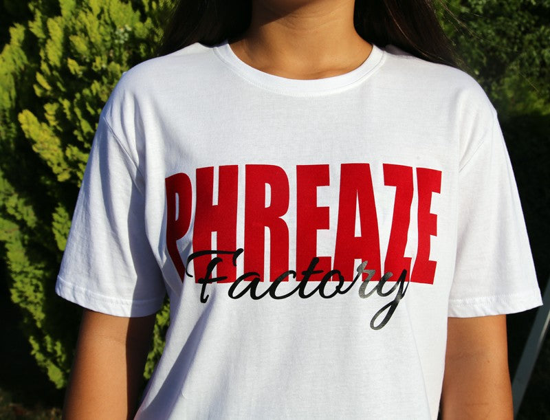 Phreaze Factory Flocking Script Tee