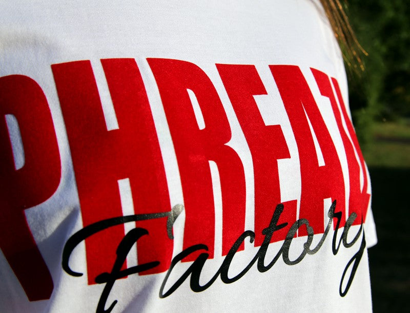 Phreaze Factory Flocking Script Tee