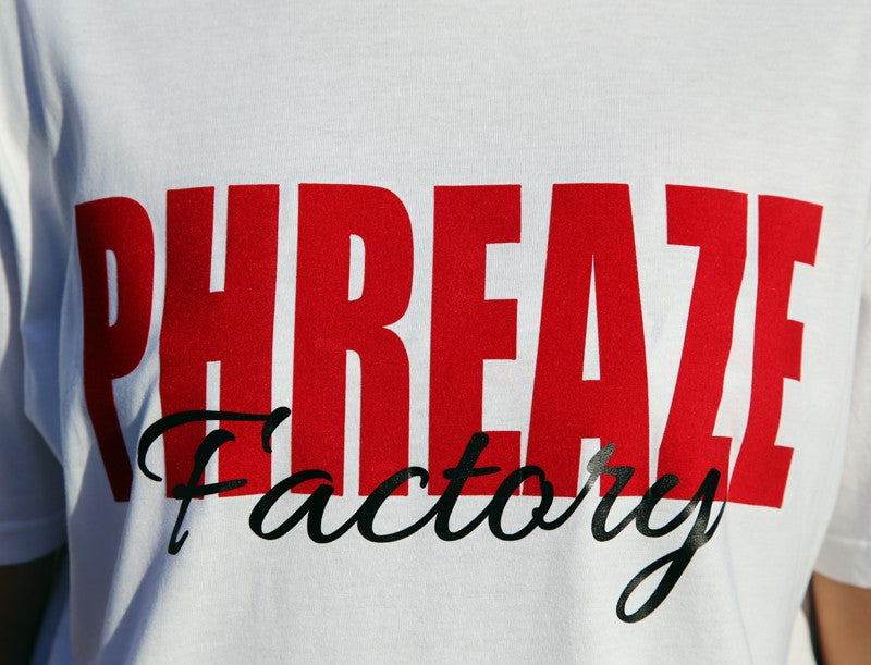 Phreaze Factory Flocking Script Tee