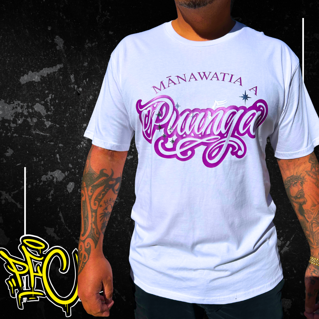 PUANGA Tee  (Silver or Glow in Dark Stars)