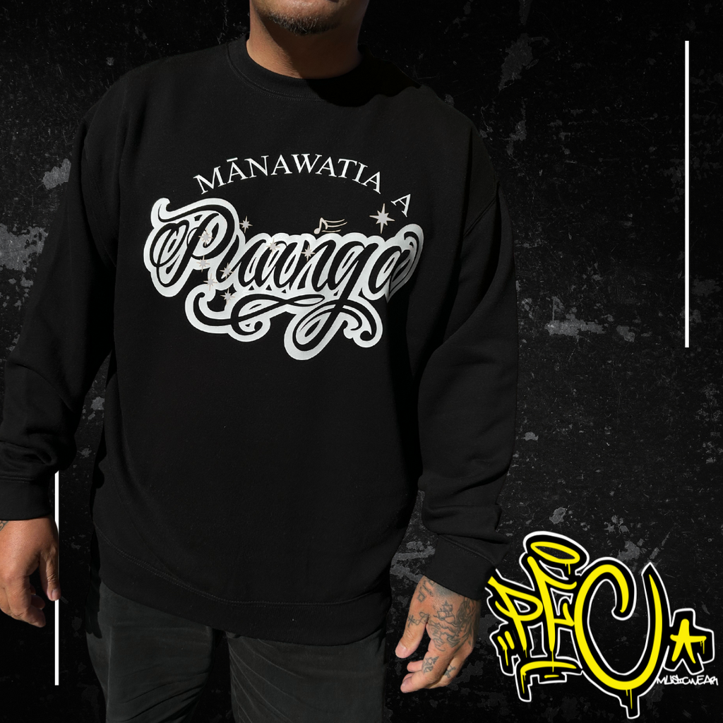 PUANGA Crewneck Sweater (Silver or Glow in Dark Stars)