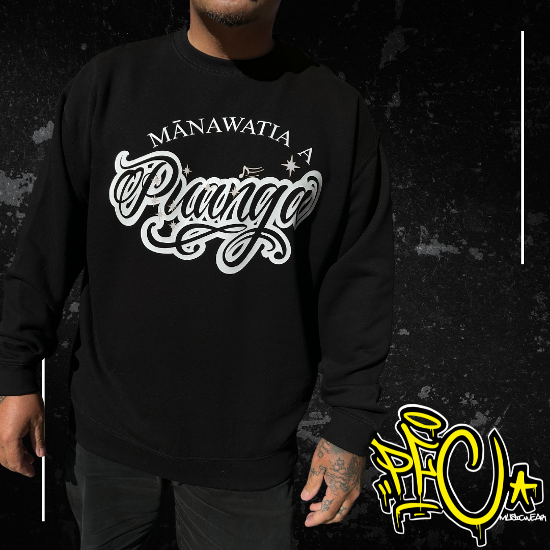 PUANGA Crewneck Sweater (Silver or Glow in Dark Stars)