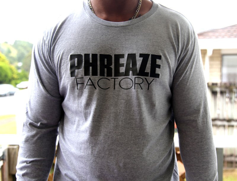 PF Text Logo Centred Long Sleeve Tee