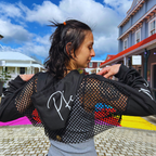 Mesh Mode Crop Jacket