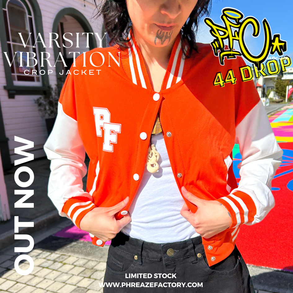 Varsity Vibrations Crop Jacket