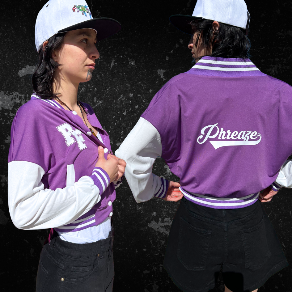 Varsity Vibrations Crop Jacket