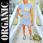 Silhouette Organic Tee Dress - Phreaze Memorabilia Collection