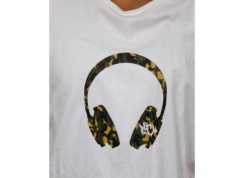 PFC Camo Headphones Tee