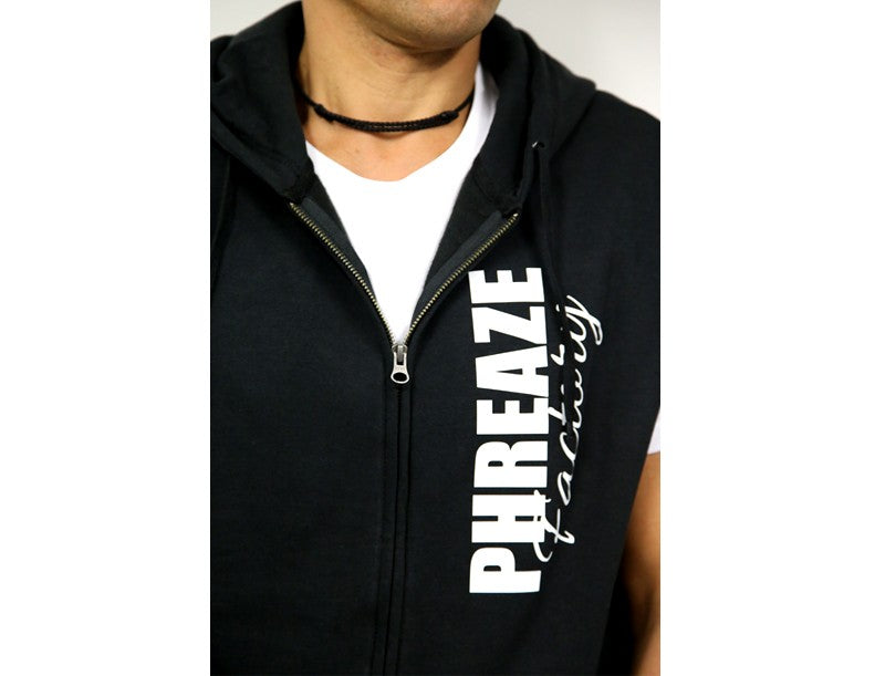 PF Sleeveless Zip Hood