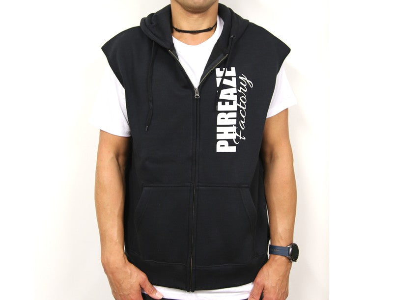 PF Sleeveless Zip Hood
