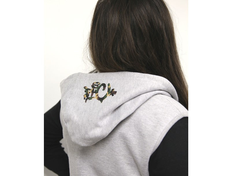 PF Camo Sleeveless Zip Hoody