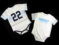 PFC Baby Blue 22 Sport Onesie