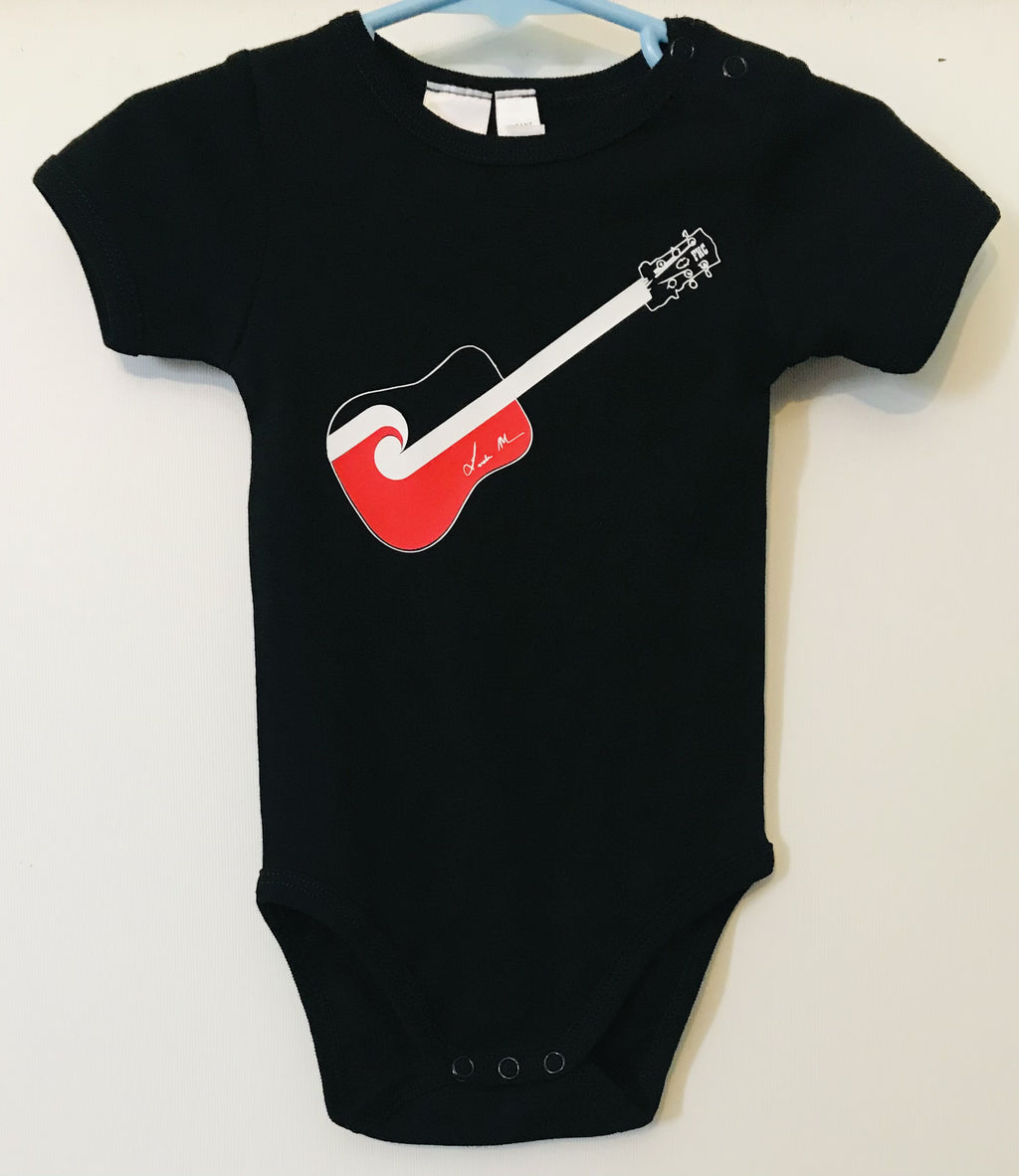 Tino Rangatiratanga FHC Guitar Baby Onesie