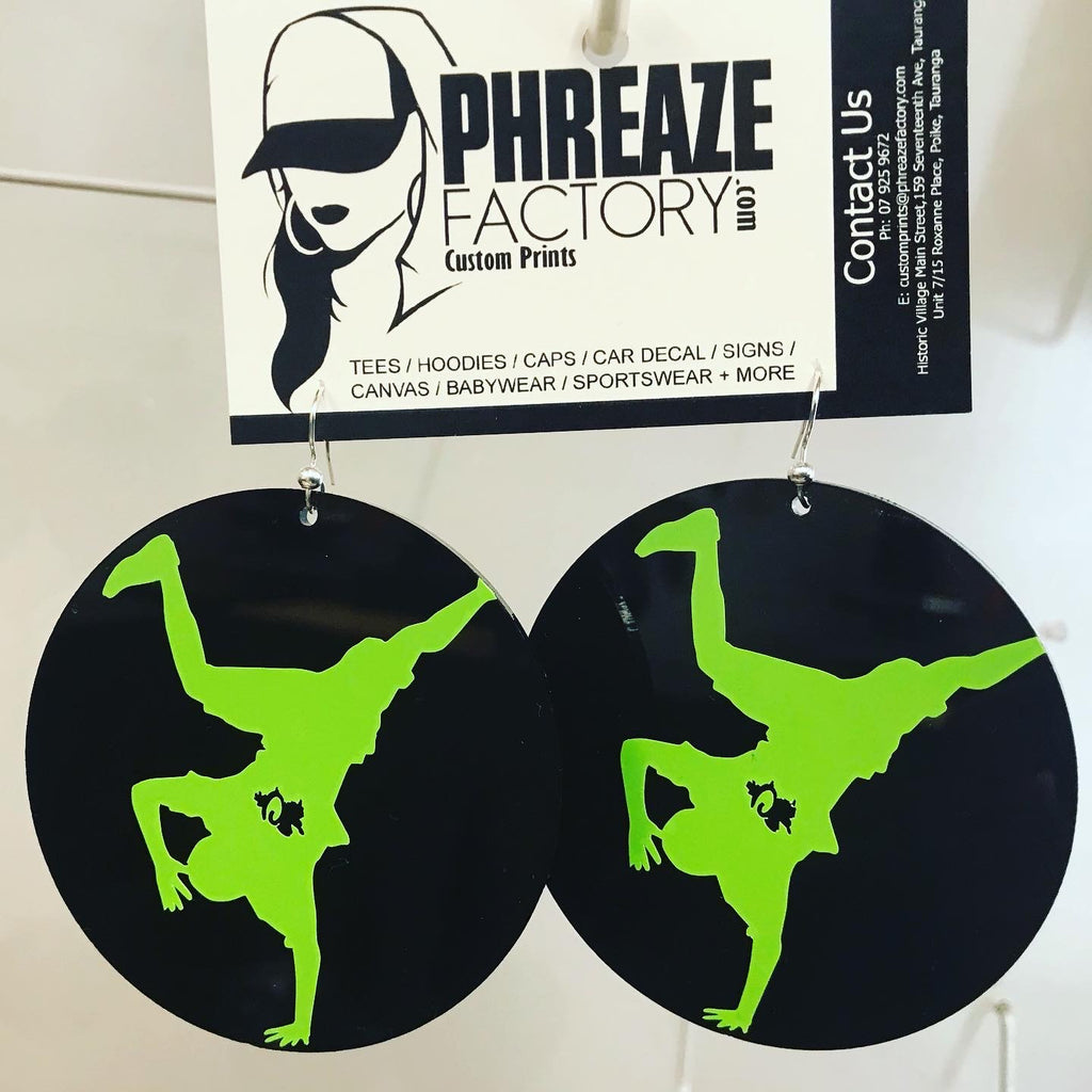 BBoy Silhouette Earrings