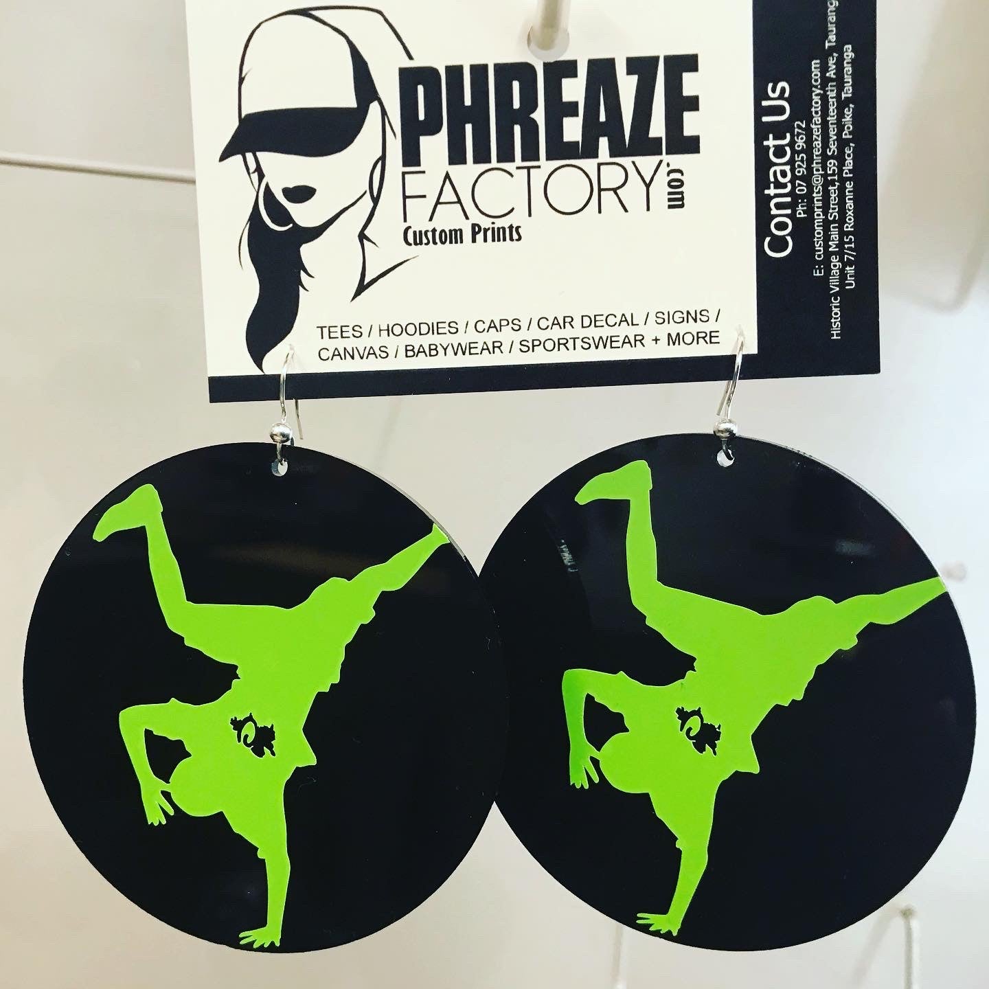 BBoy Silhouette Earrings