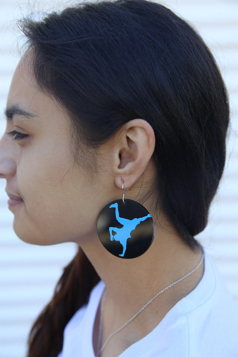 BBoy Silhouette Earrings