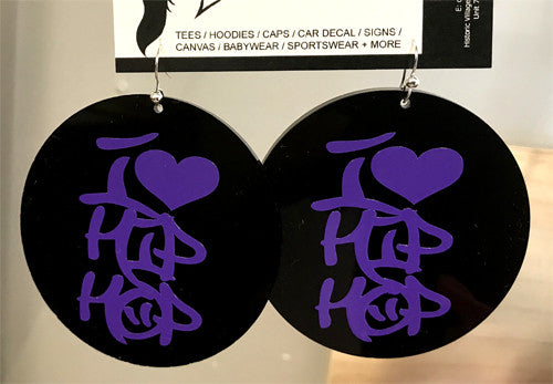 I Heart Hip Hop Earrings