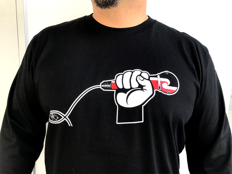 Tino Rangatiratanga Microphone Longsleeve Tee