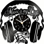 Vinyl Music Wall Clocks - Various Designs