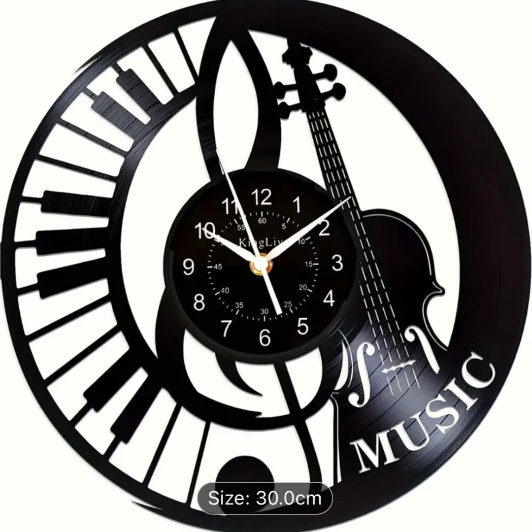 Vinyl Music Wall Clocks - Various Designs
