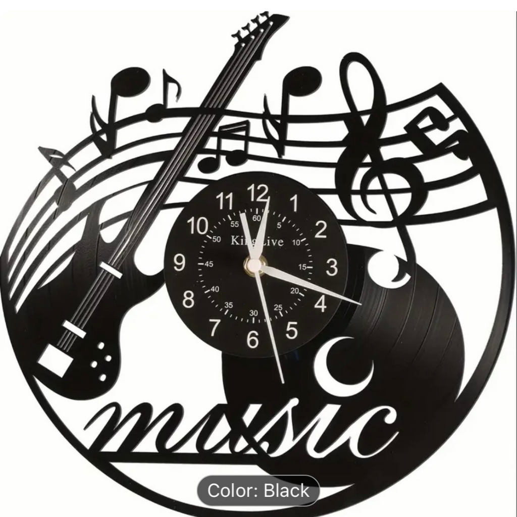 Vinyl Music Wall Clocks - Various Designs
