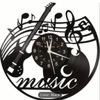 Vinyl Music Wall Clocks - Various Designs