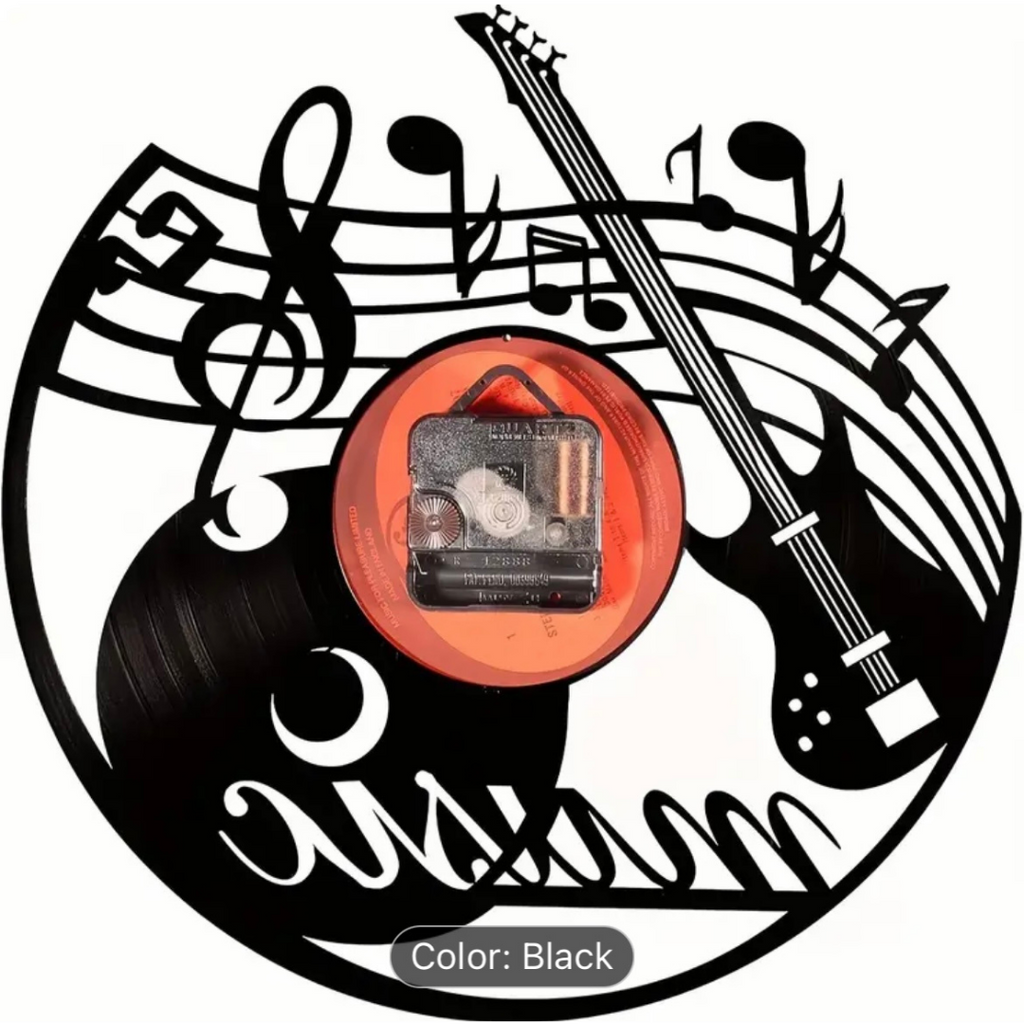 Vinyl Music Wall Clocks - Various Designs