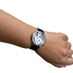 Treble Clef Transparent Watch