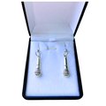 Silver Microphone Earrings