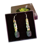 Pāua Microphone Earrings