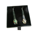 Pāua Microphone Earrings
