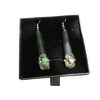 Pāua Microphone Earrings